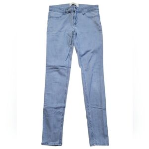 HOLLISTER Size 5 27W Super Skinny Jeans Grey Women's Juniors